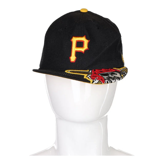 Vintage Pirates New Era NHL Cap - No Size Black Cotton Blend