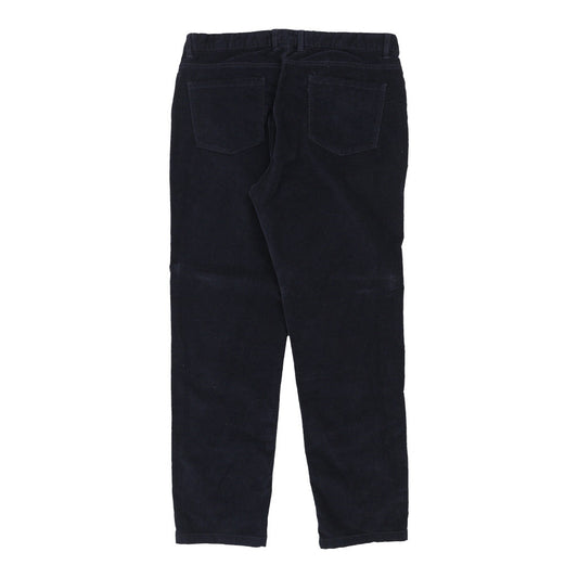 Vintage navy Piaza Italia Cord Trousers - mens 39" waist