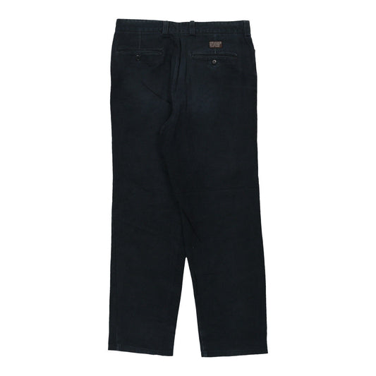 Vintage Oxer Chinos - 32W 29L Navy Cotton