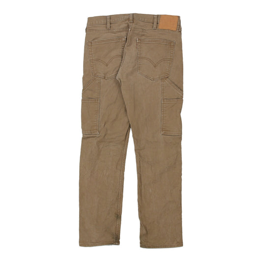 Vintage beige Levis Carpenter Trousers - mens 32" waist