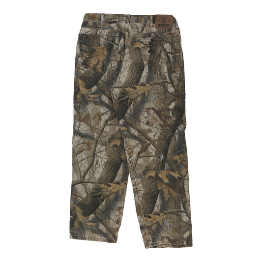 Vintage brown Wrangler Trousers - mens 32" waist