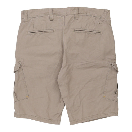 Vintage Clayton Cargo Shorts - 34W 10L Beige Cotton