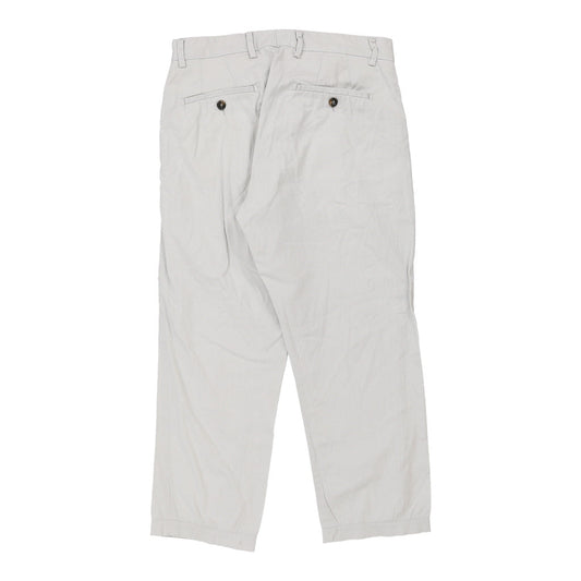 Vintage Liu Jo Trousers - 32W UK 12 White Cotton