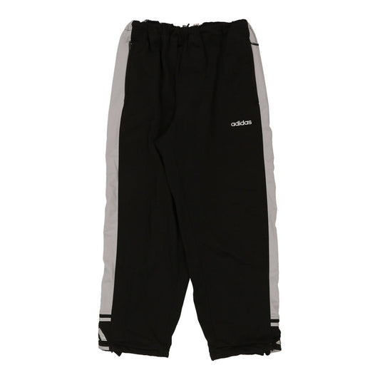 Vintage black Bootleg Adidas Tracksuit - mens small