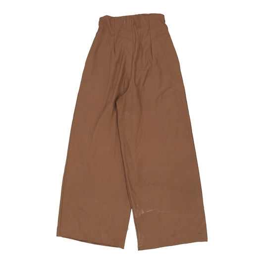 Vintage brown Unbranded Trousers - womens 28" waist
