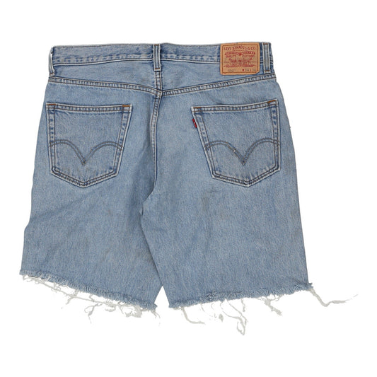 Vintage blue 550 Levis Denim Shorts - mens 34" waist