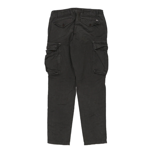 Vintage grey Franklin & Marshall Cargo Trousers - mens 34" waist