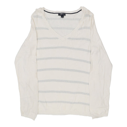 Vintage cream Tommy Hilfiger Jumper - womens large