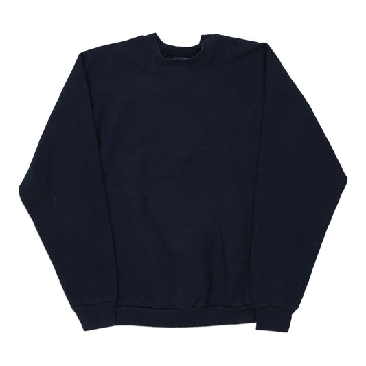 Vintage navy Made in USA Blank Tultex Sweatshirt - mens medium