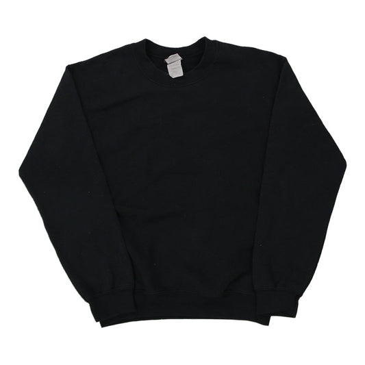 Vintage black Blank Gildan Sweatshirt - mens small