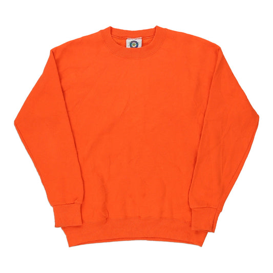 Vintage orange Blank Main Street Quality Sweatshirt - mens medium