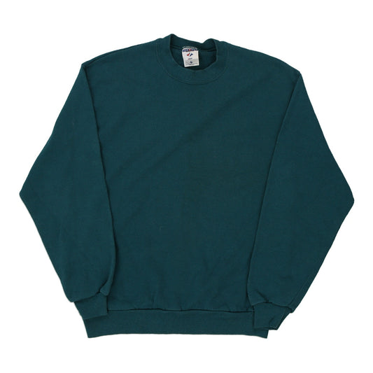 Vintage teal Made in USA Blank Jerzees Sweatshirt - mens large
