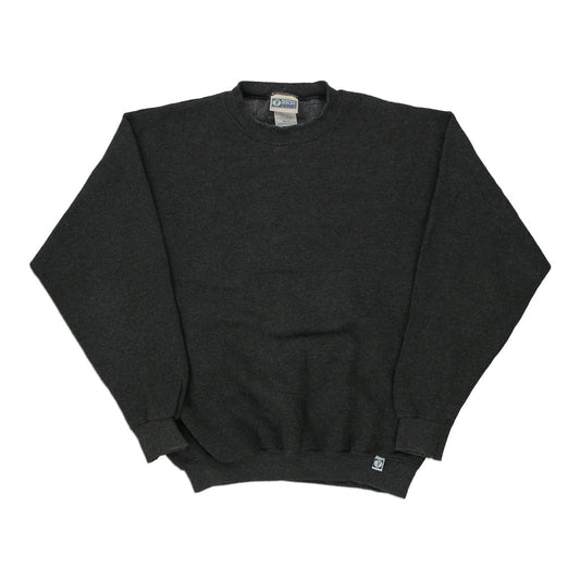 Vintage grey Made in USA Blank Discuss Athletic Sweatshirt - mens medium