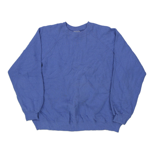 Vintage blue Blank Hanes Sweatshirt - womens x-large