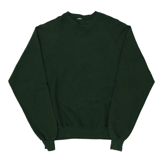 Vintage green Blank Unbranded Sweatshirt - mens large