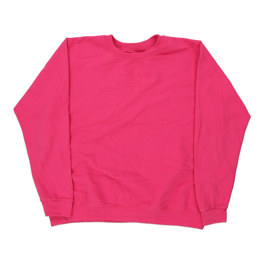 Vintage pink Blank Gildan Sweatshirt - womens large