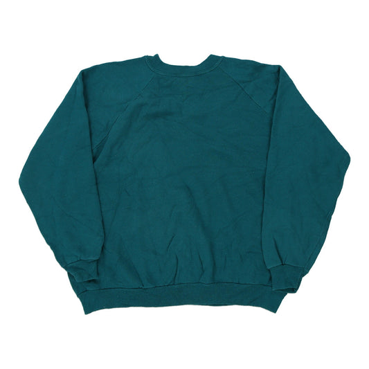 Vintage blue Blank Hanes Sweatshirt - womens x-large