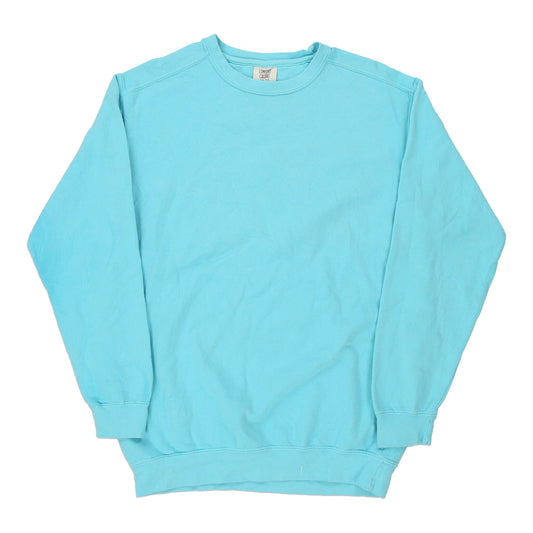 Vintage blue Blank Comfort Colors Sweatshirt - mens medium