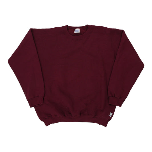 Vintage burgundy Made in USA Blank Tultex Sweatshirt - mens x-large