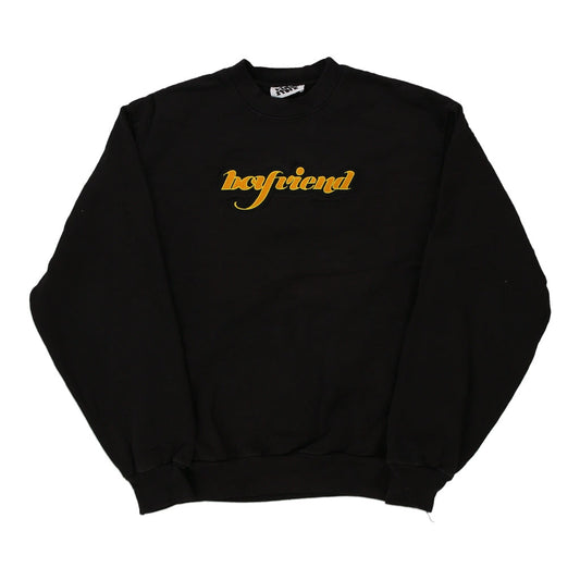 Vintage black Boyfriend Video Store Sweatshirt - mens small