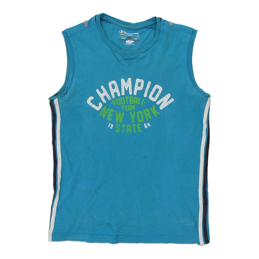 Vintage blue Age 13-14 Champion Vest - boys x-large