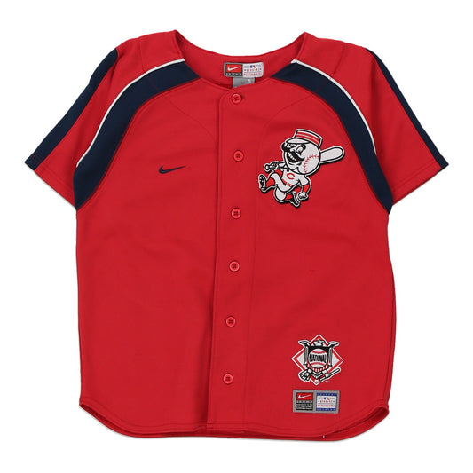 Vintage red Age 7 Cincinnati Reds Youth Nike Jersey - boys small