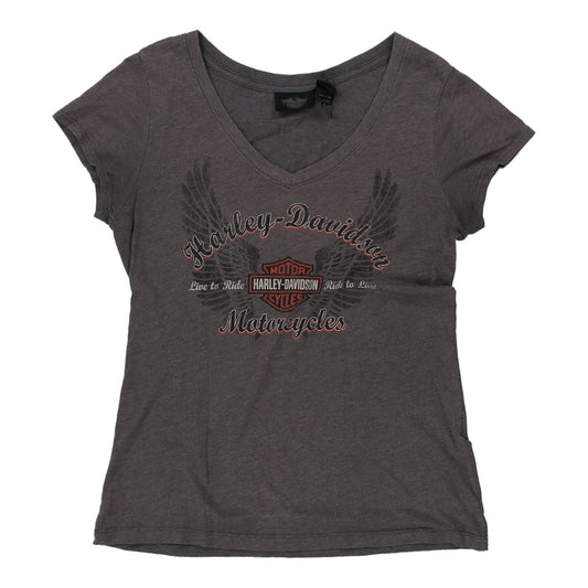 Vintage grey Harley Davidson T-Shirt - womens medium