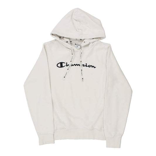 Vintage white Age 14-16 Champion Hoodie - girls x-large