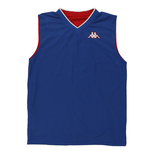 Vintage Kappa Jersey - XL Blue Polyester