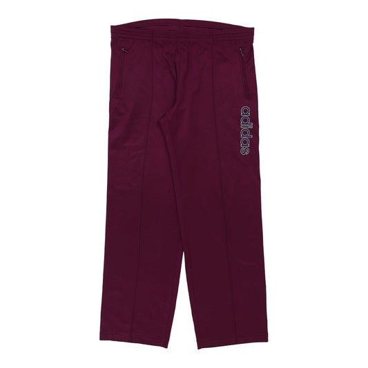 Vintage Adidas Tracksuit - Large Purple Polyester
