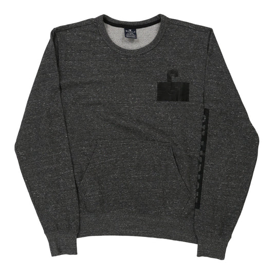 Vintage Champion Sweatshirt - Large Grey Cotton