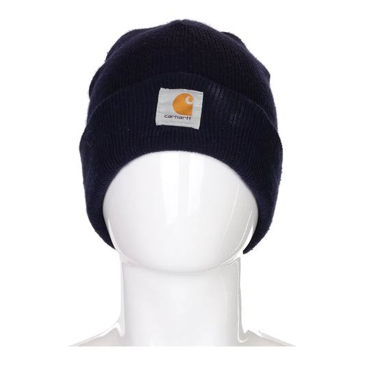 Vintage Carhartt Beanie - No Size Navy Wool Blend
