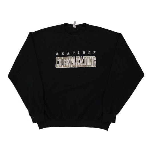 Vintage black Arapahoe Cheerleading Jerzees Sweatshirt - womens x-large