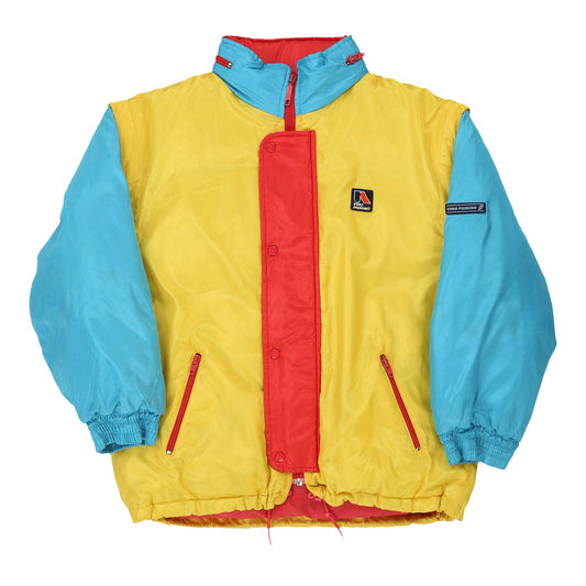 Vintage block colour Age 12-13 Ski-Doo Ski Jacket - boys large