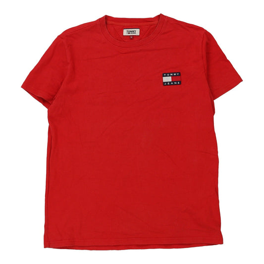 Vintage Tommy Jeans T-Shirt - Large Red Cotton