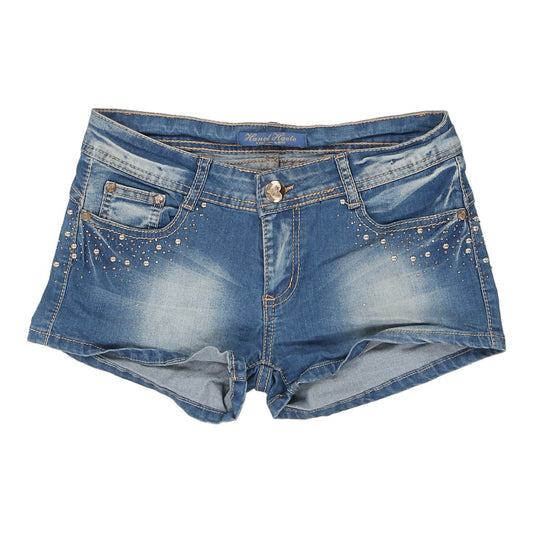 Vintage blue Hanel Haute Denim Shorts - womens 30" waist