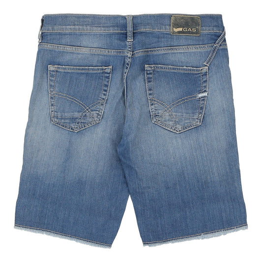 Vintage blue Gas Denim Shorts - womens 26" waist