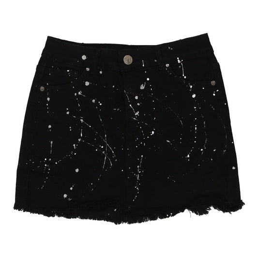 Vintage black Unbranded Denim Skirt - womens small
