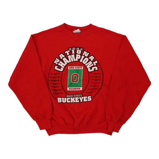 Vintage red Age 14-16 Ohio State Buckeyes Lee Sport Sweatshirt - boys x-large