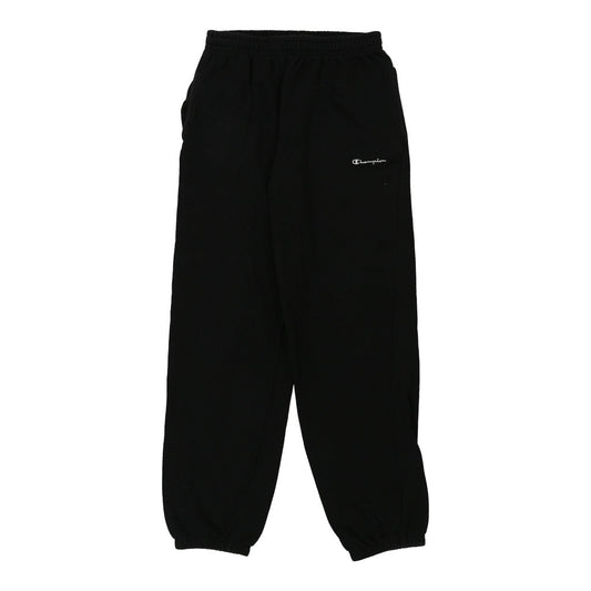 Vintage Champion Joggers - Small Black Cotton