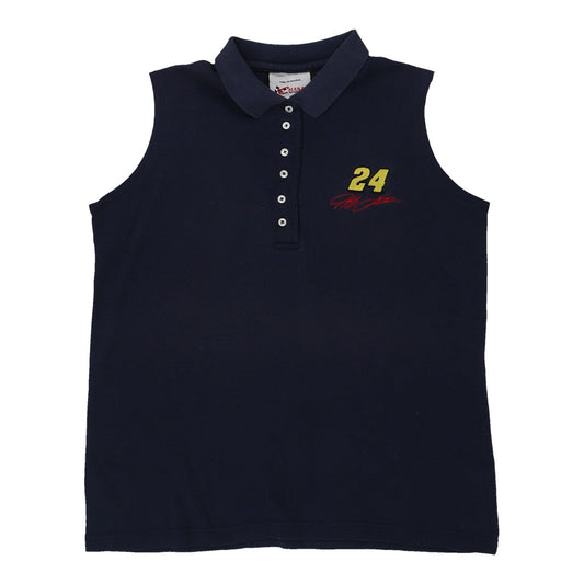 Vintage navy Jeff Gordon 24 Chase Authentics Polo Top - womens large