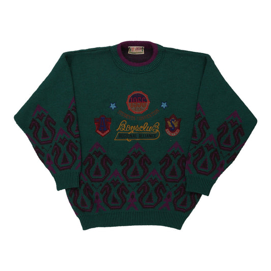 Vintage green American Jumper - mens large