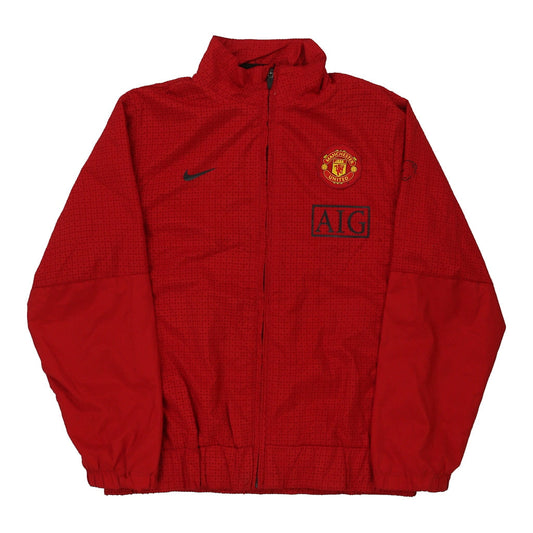 Vintage red Age 10-12 Manchester United Nike Track Jacket - boys medium