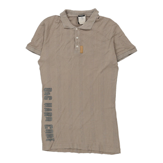 Vintage beige Dolce & Gabbana Polo Shirt - mens large