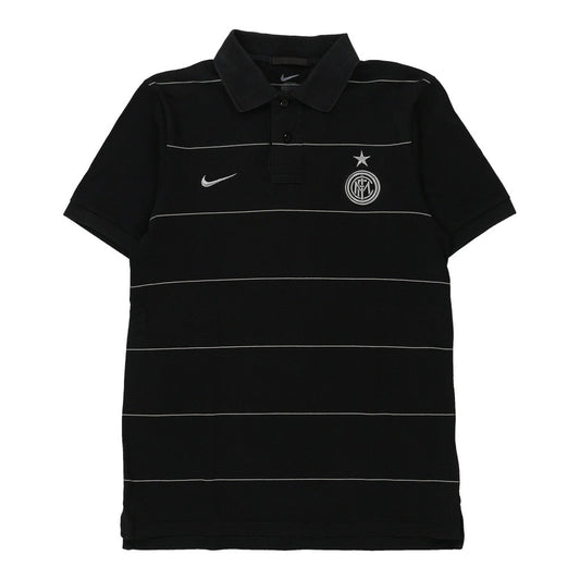 Vintage black Inter Fc Nike Polo Shirt - mens medium