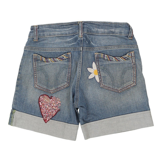 Vintage blue Unbranded Denim Shorts - womens small