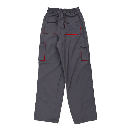 Vintage Unbranded Cargo Trousers - Small Grey Cotton