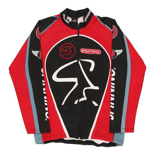 Vintage red Made in USA Spinning Track Jacket - mens x-large