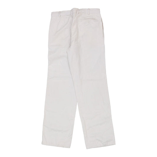 Vintage white Unbranded Trousers - mens 32" waist
