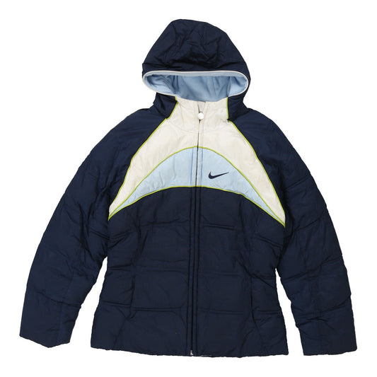 Vintage Age 14-15 Nike Puffer - Large Blue Polyester